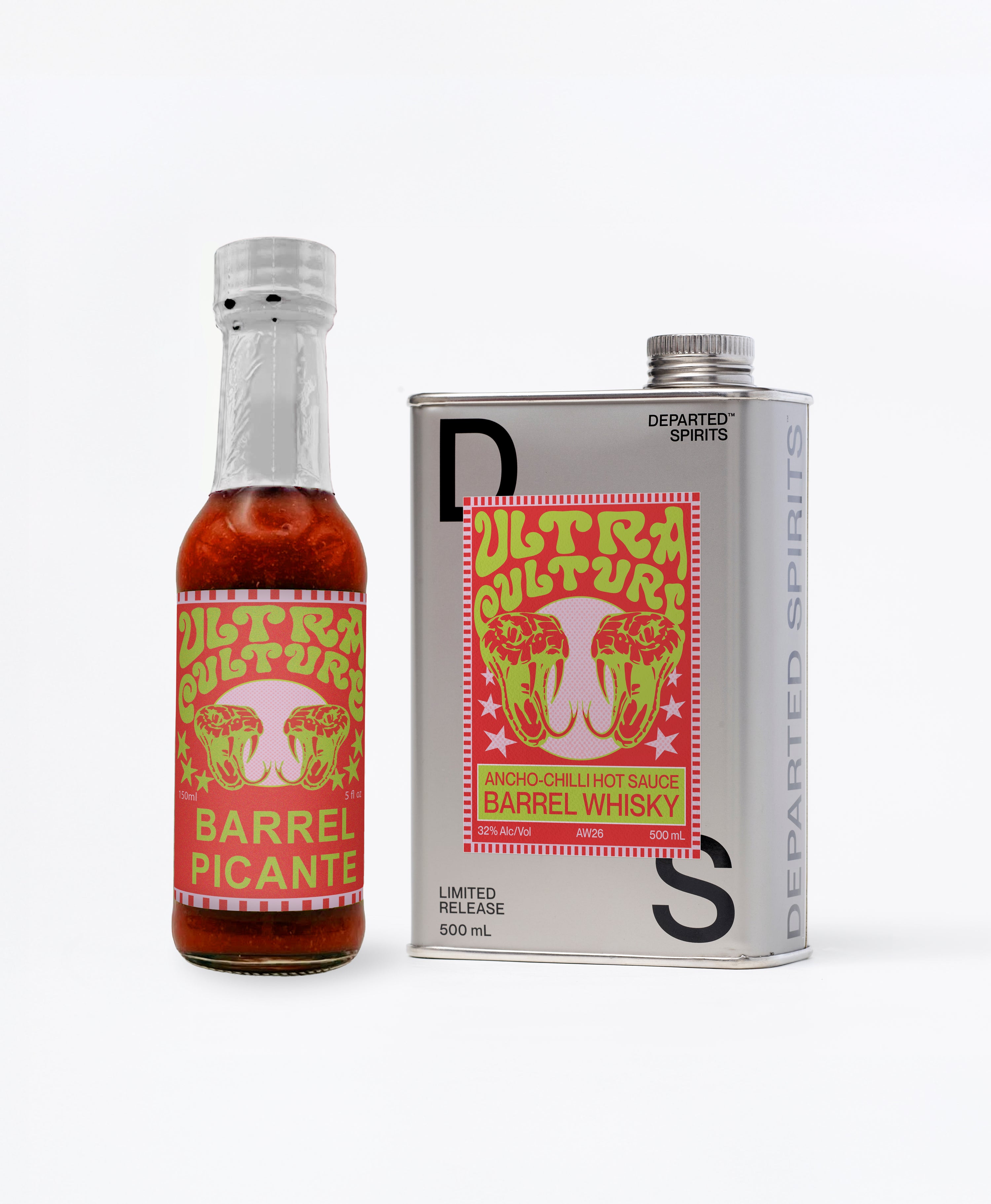 Hot Sauce Whisky + Ultra Culture Hot Sauce