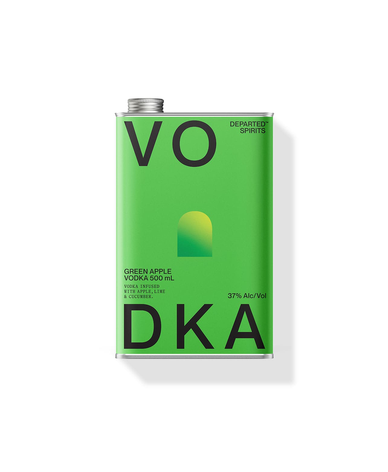 Green Apple Vodka Front